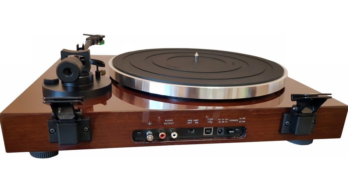 Thorens TD-202 TP71 AT95E walnut виниловый проигрыватель
