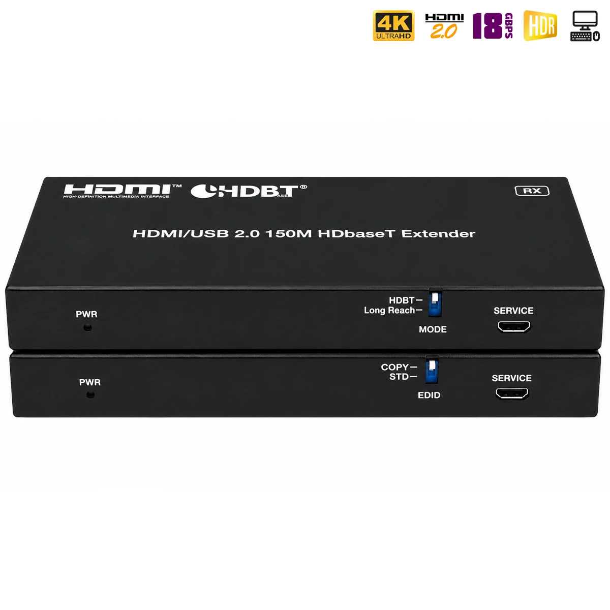 HDMI удлинитель по витой паре с HDBaseT / Dr.HD EX 150 HBT KVM